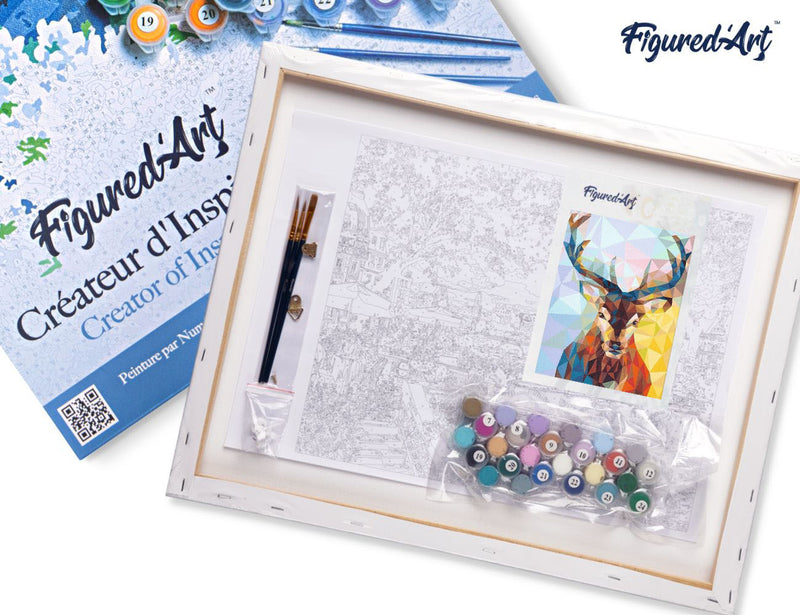 Peinture Par Numéros - Renne Moderne