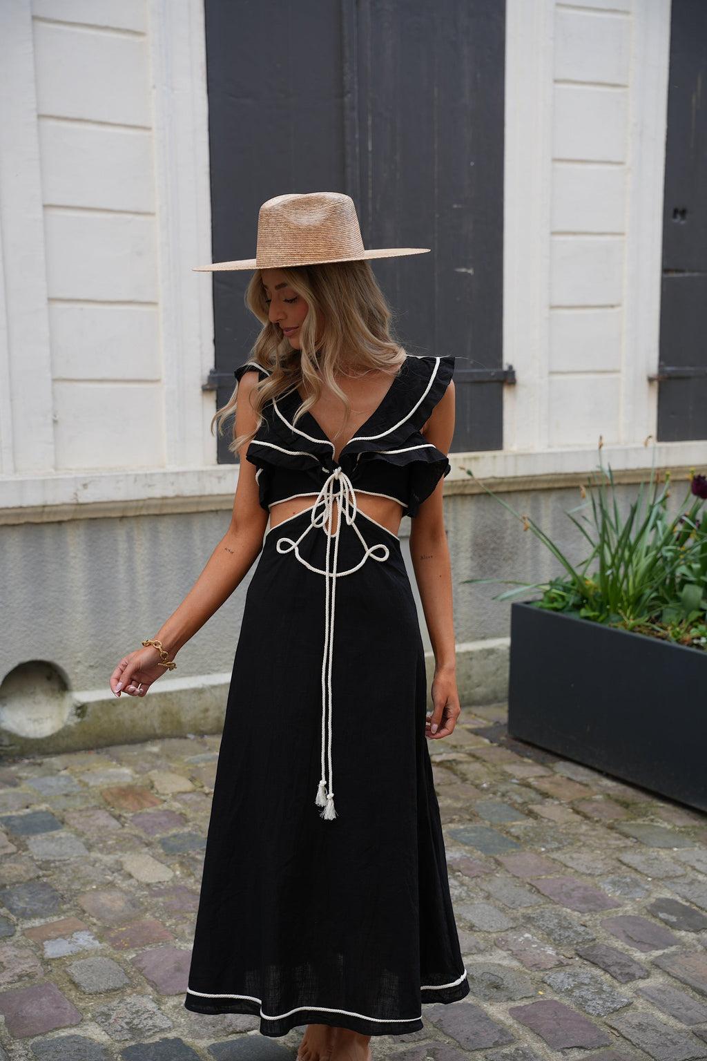 Robe Longue Unna - Noire