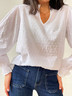 White Isabella Blouse