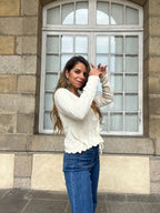 Cardigan Emma Écru