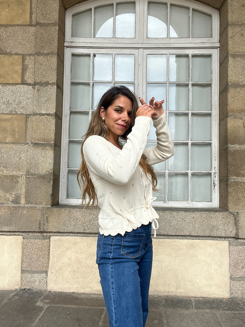 Cardigan Emma - Écru