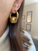 Boucles D'Oreilles Big Irène - Doré