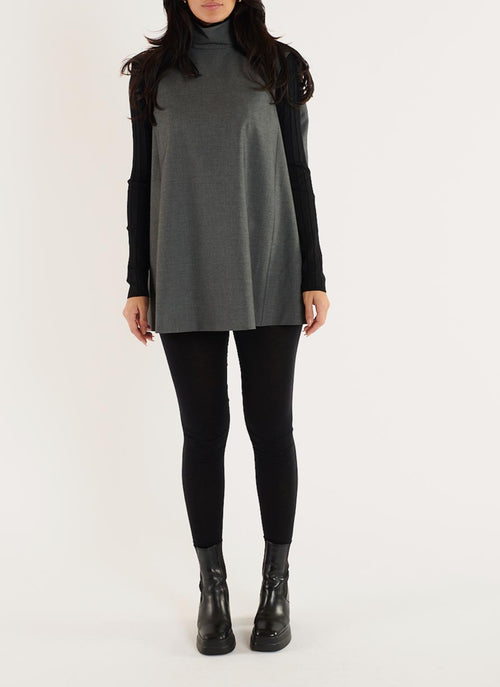 Top Sans Manche - Gris Chine - Femme