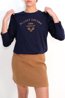 T-Shirt Tom - Navy/Camel