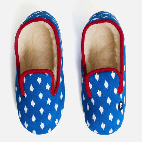 Chausson Charentaise Imprimee - Bleu