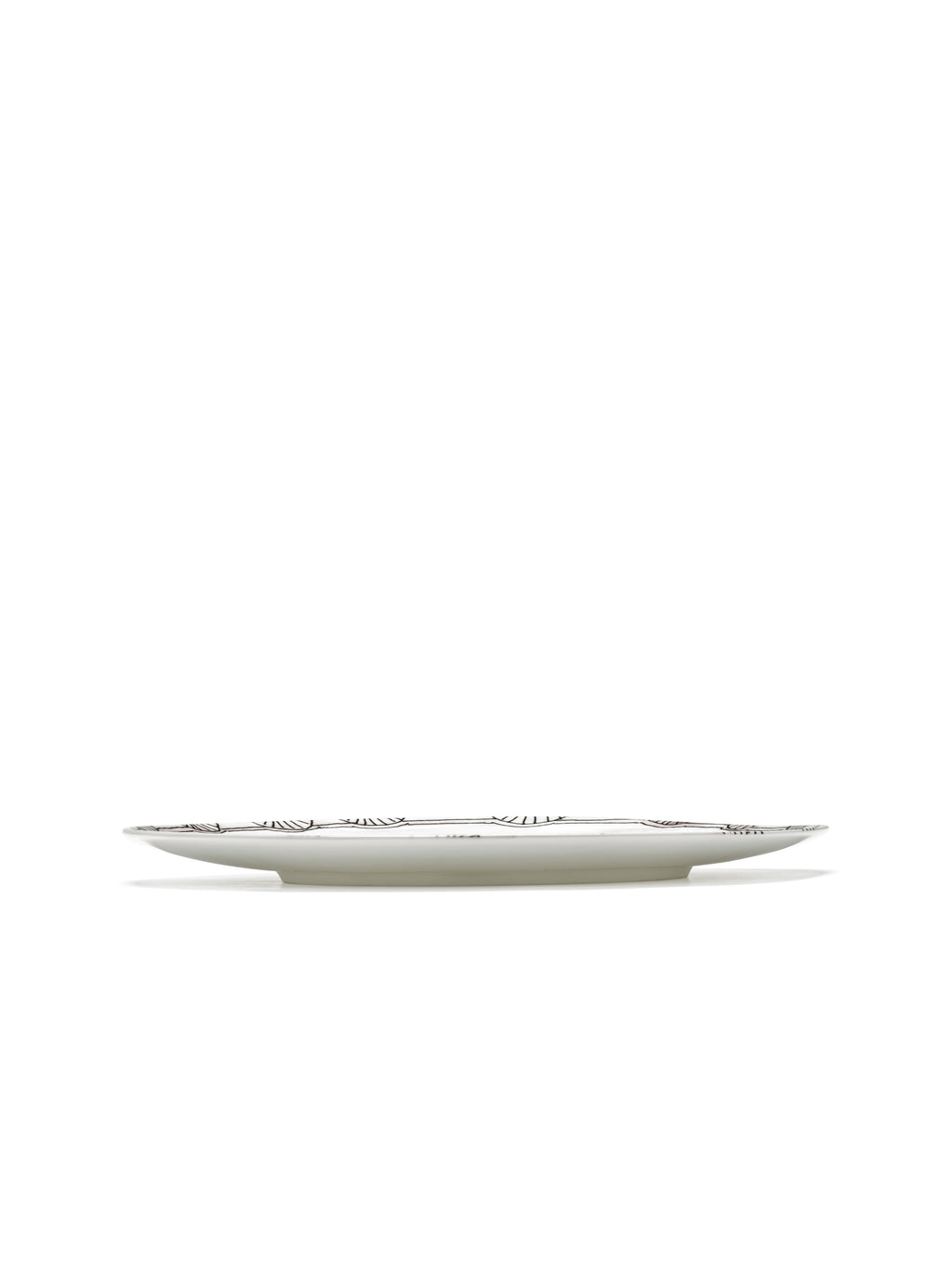 Midnight Flowers - Lot De 2 Plats De Service - S - Porcelaine Bone China - Mirtillo Nude