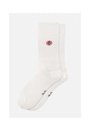 Chaussettes Mi-Hautes Unies Blanches - Robuste Blanc