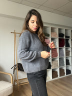 Prenda De Punto De Lana Léonie Gris