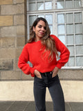 Anna orange-red jumper