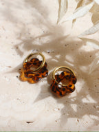 Boucles D'Oreille Fleur Écaille