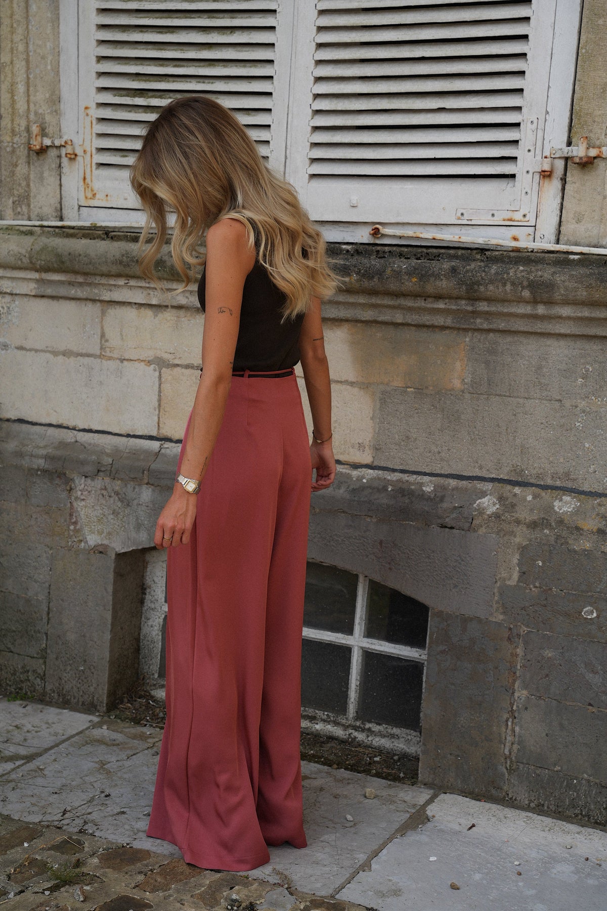 Pantalón Recto Elia - Terracotta