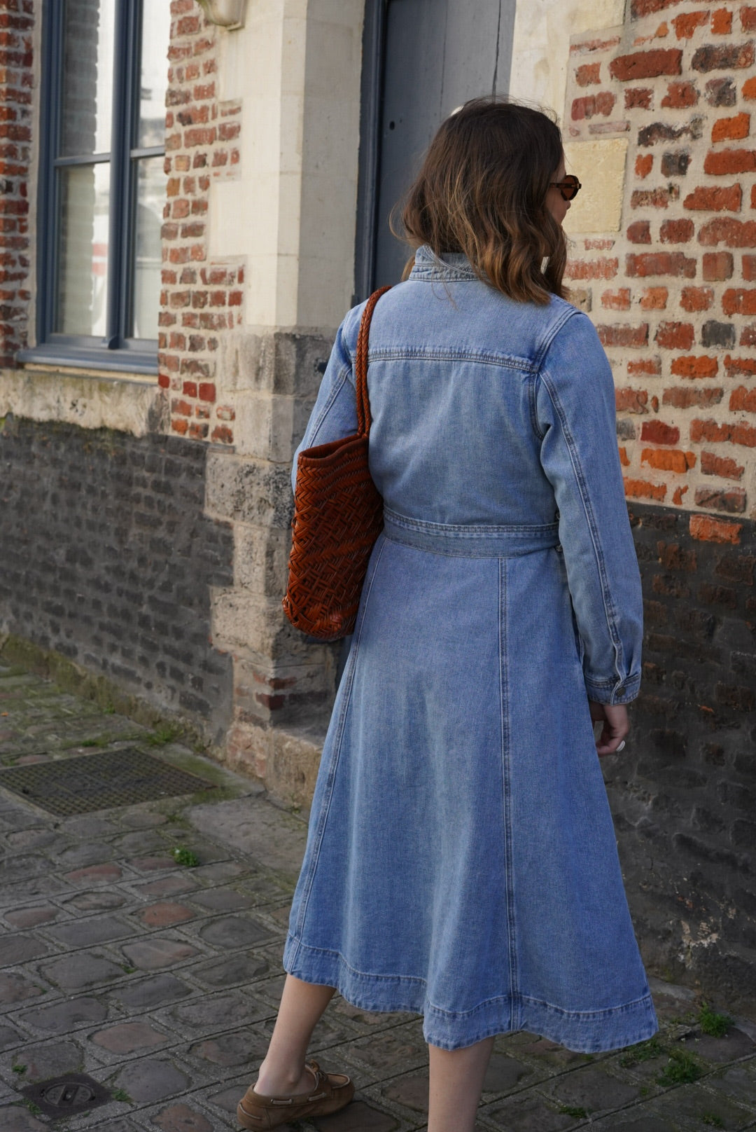 Rosalie Denim Long Dress