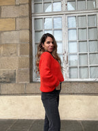 Anna orange-red jumper