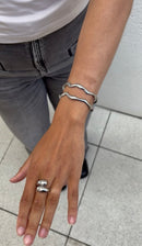 Wave Bangle Bracelet