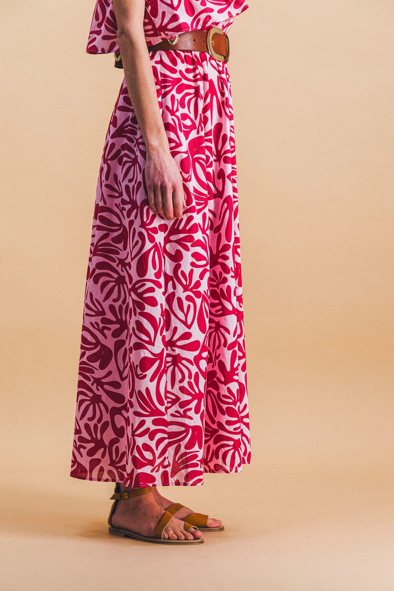 Céleste vestido largo aberturas
