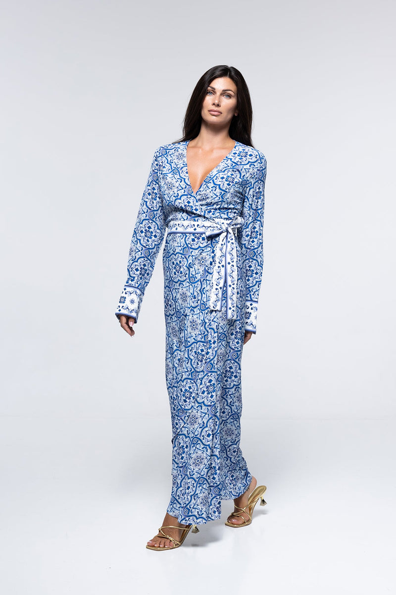 Robe Valina - Blue Tile