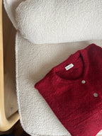 Charlie burgundy cardigan