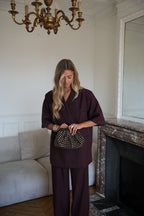 Kati Studded Bag - Chocolate