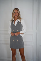 Vera Grey - Vestido abotonado