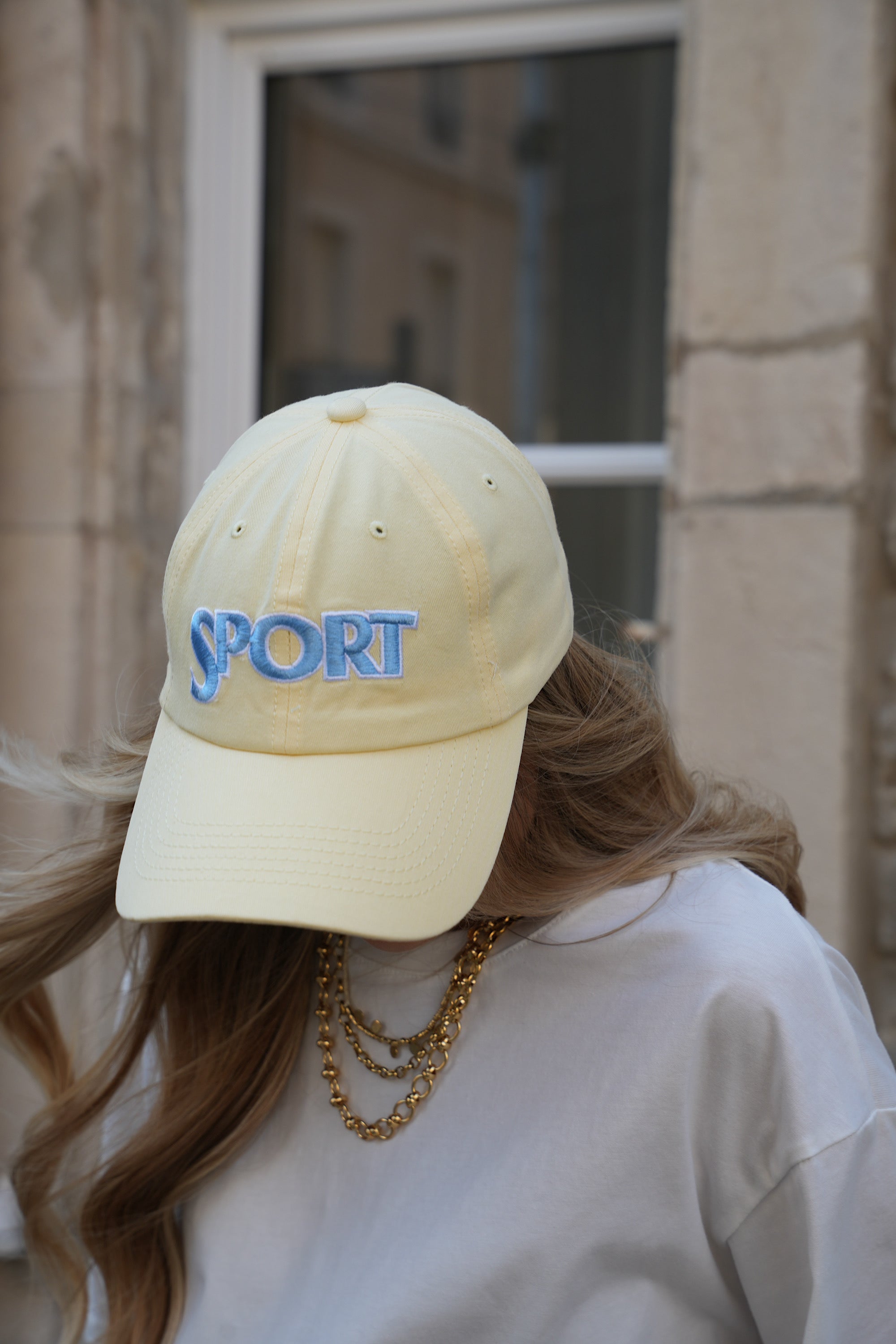 Casquette Brodée Roby - Jaune