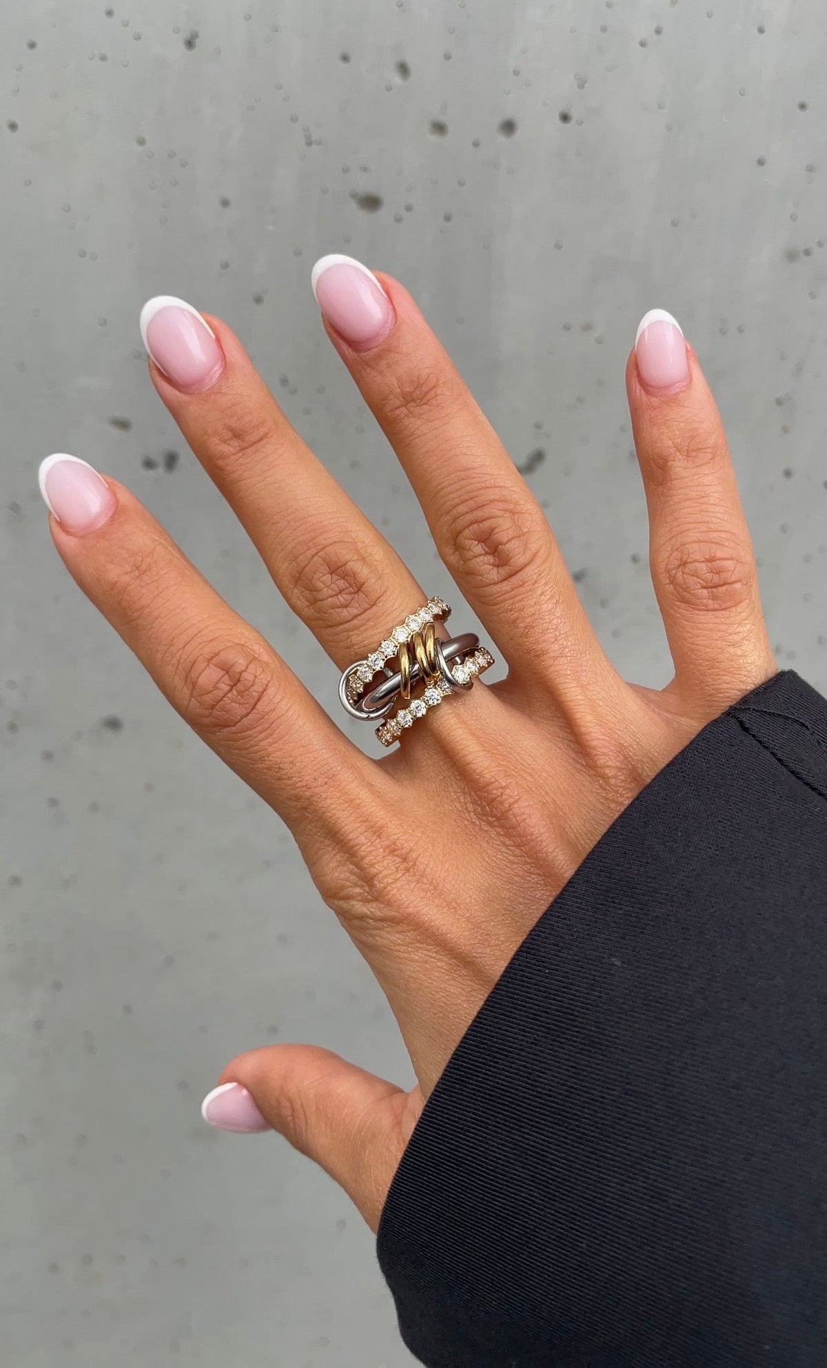 Couture Grunge Gemstone Ring