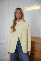 Blazer Asymétrique Manon - Jaune