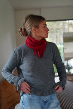 Max Maille Red Scarf