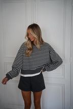Short Taille Haute Dona - Gris