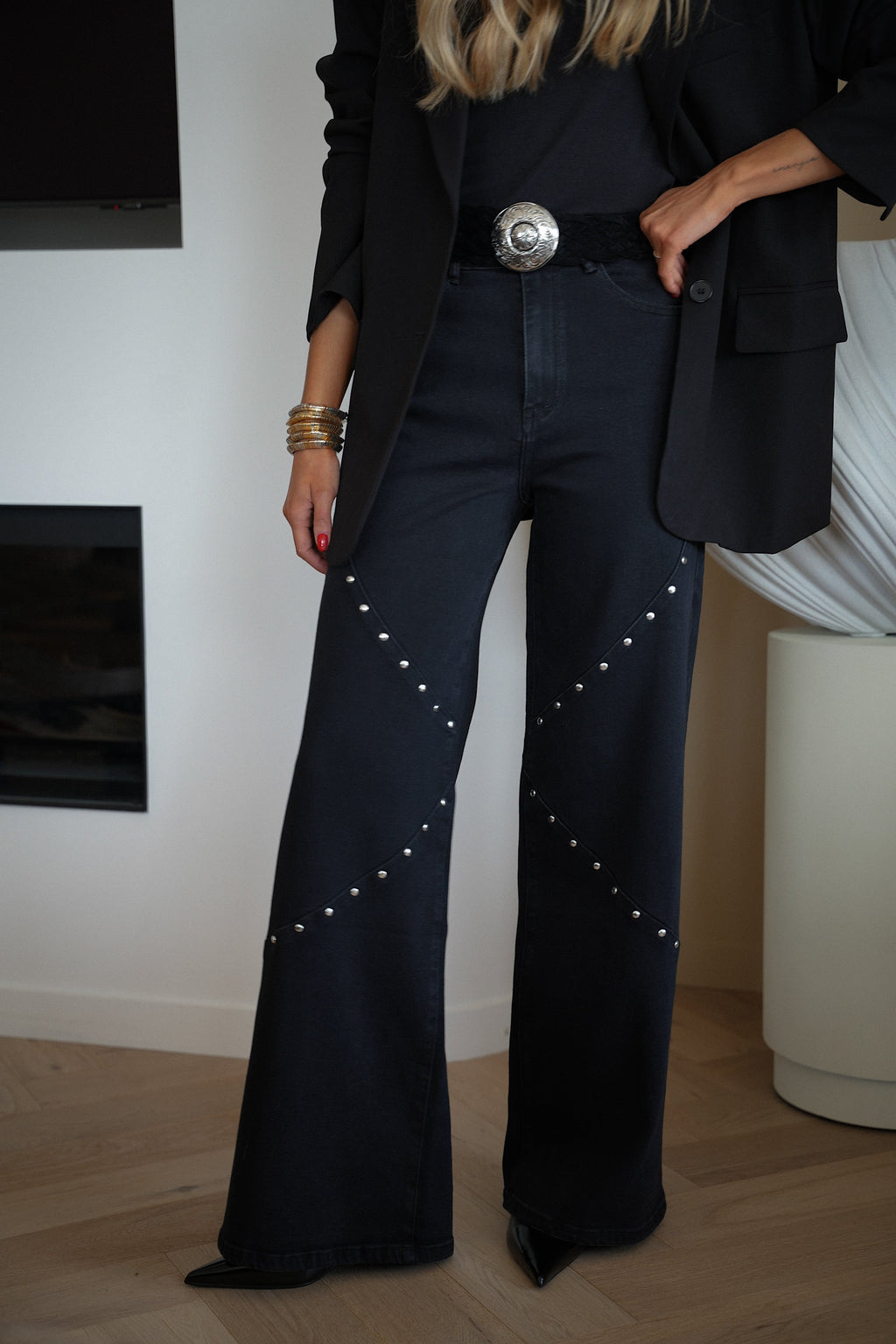 Suzon Black - Braided Belt