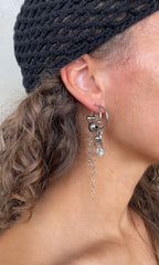 Asymmetric Piercing Earrings