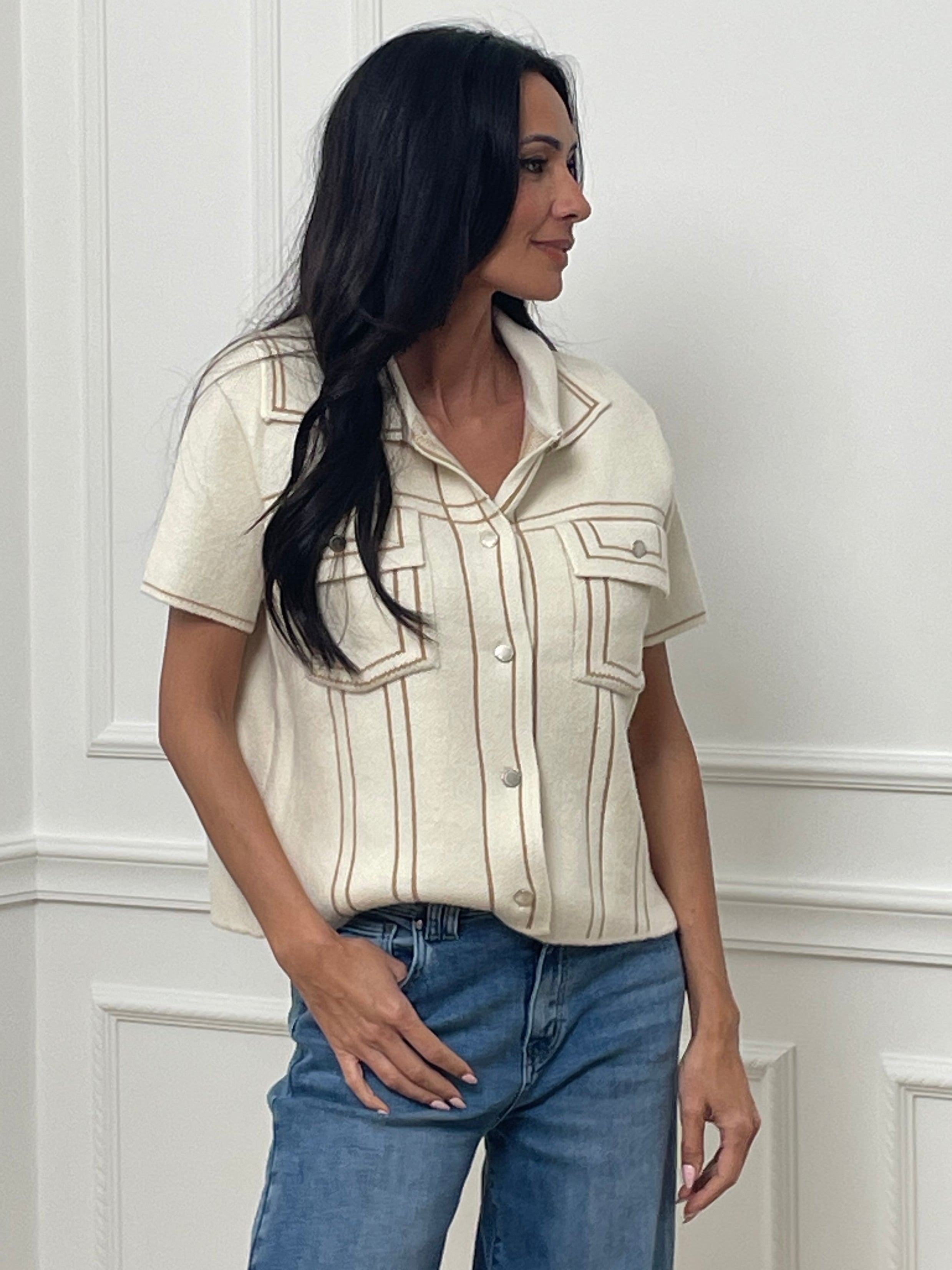 Mila cardigan - Ecru
