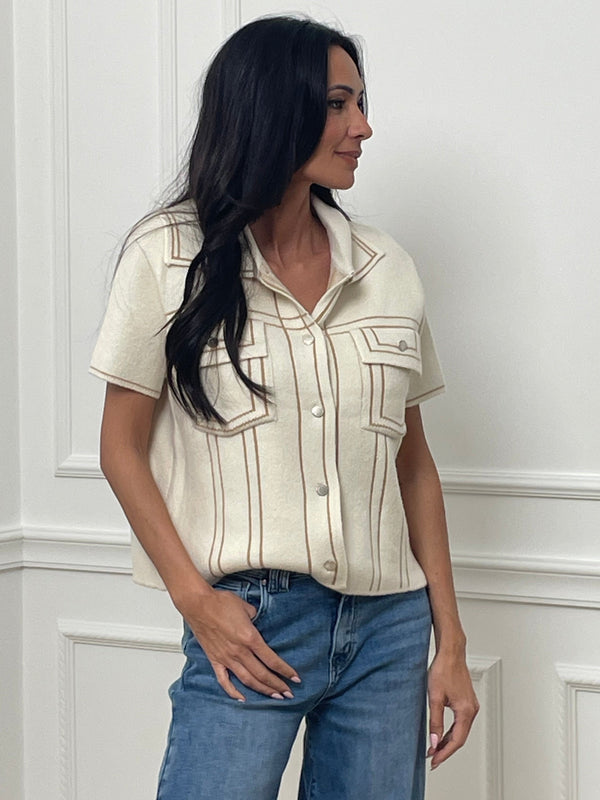 Mila cardigan - Ecru