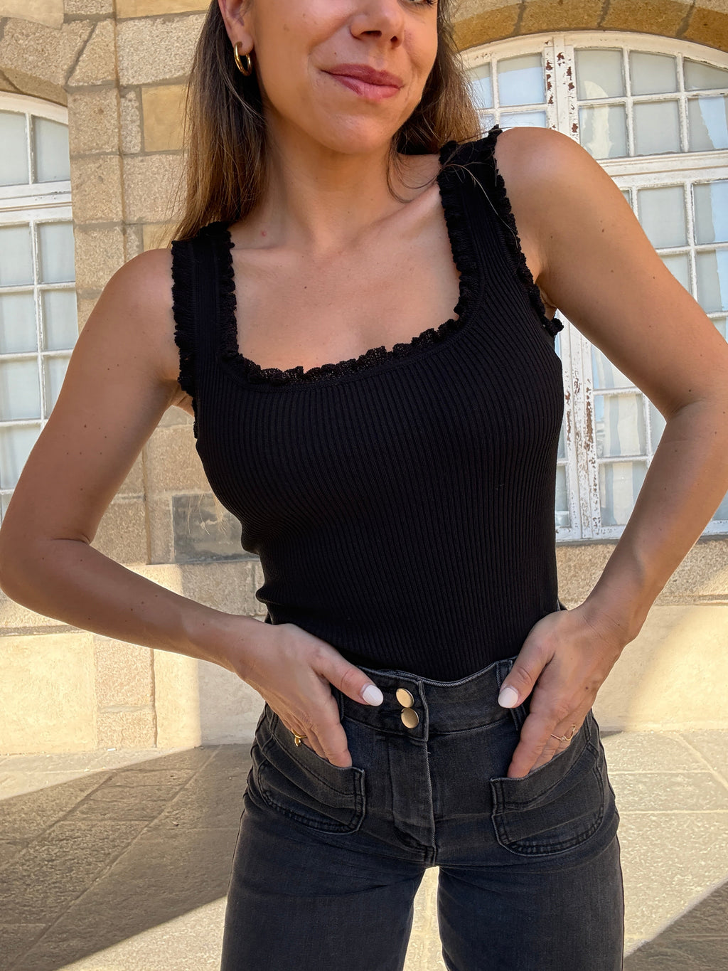 Top Nora Negro