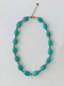 Jade Necklace - Beige Or Turquoise