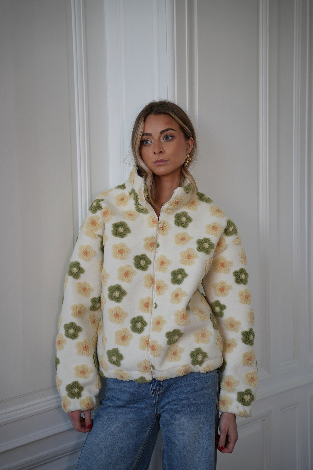 Dana Crème - Zippered Jacket