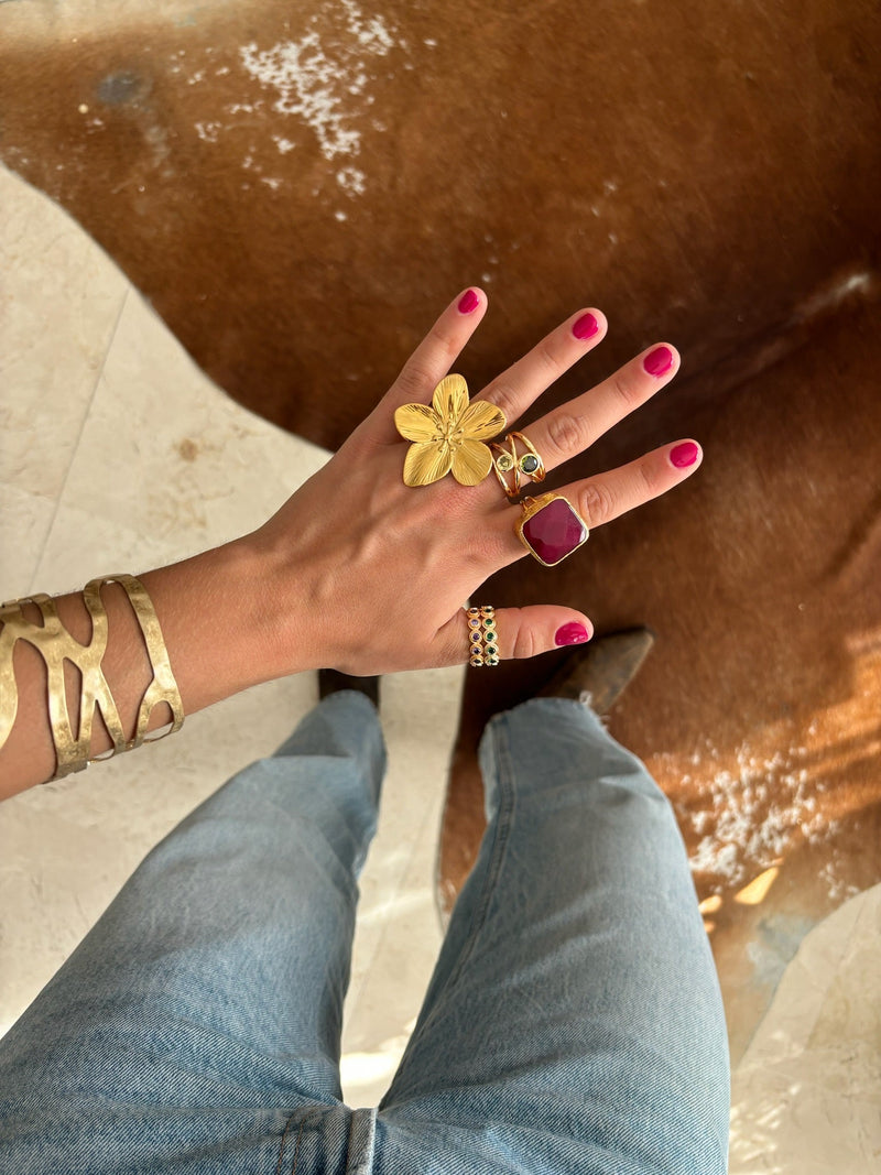 Bague Tampa Magenta