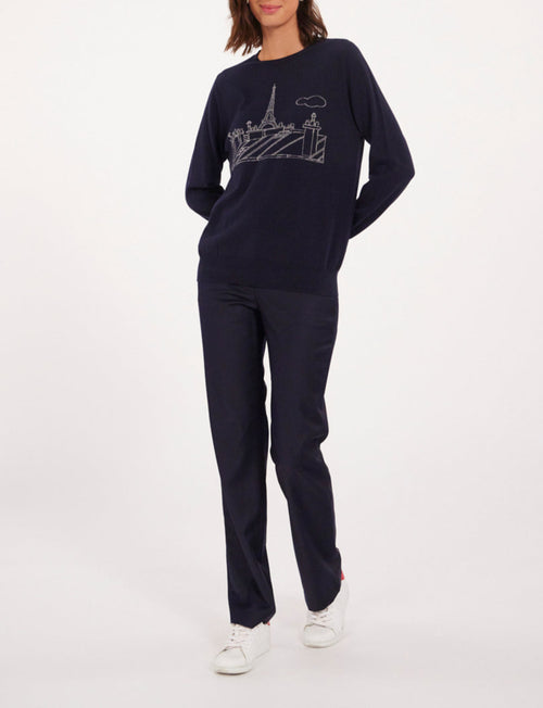 Parigi Sweater - Navy Gray