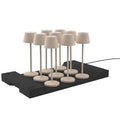 Emily - Lámpara de Mesa Inalámbrica - Acero - Beige