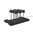 Lot De 9 Lampes De Table - Emily Rock + Plateau De Chargement