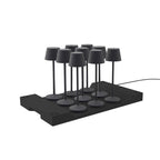 Emily - Lámpara de mesa inalámbrica - Acero - Gris antracita