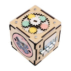 Cube D'Activités Multi-Sens Montessori