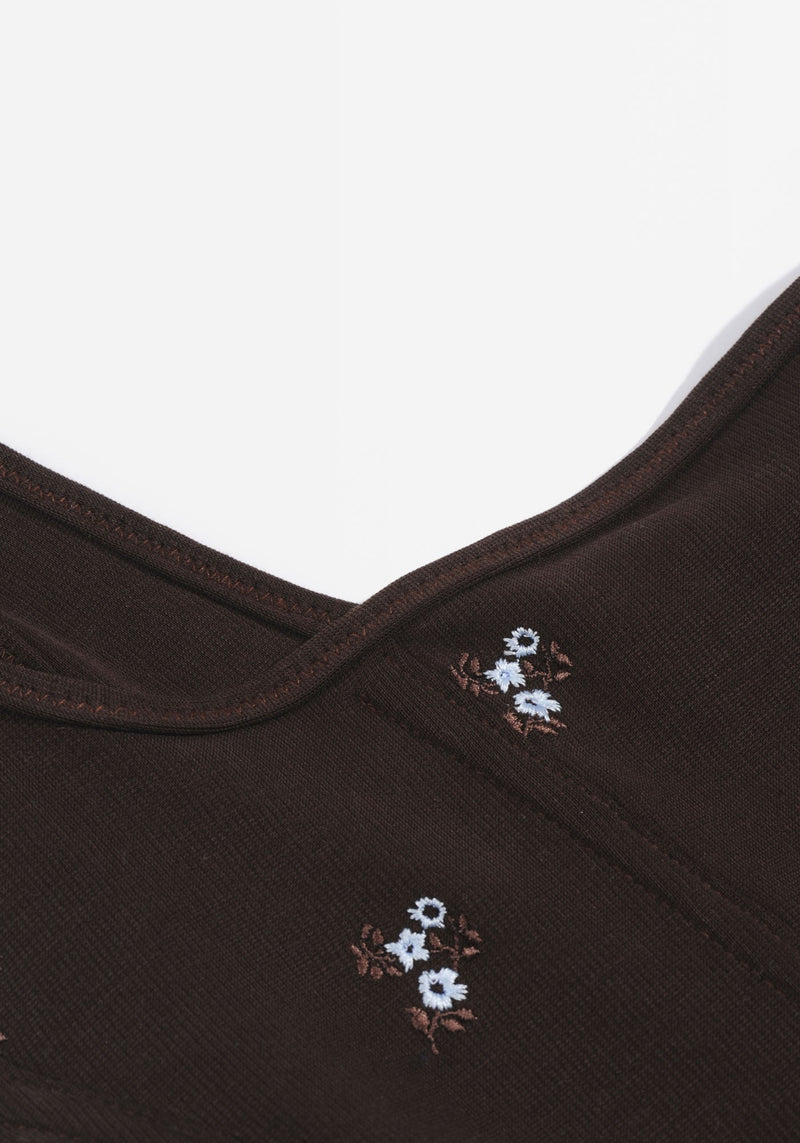 Adina Corset - Chestnut