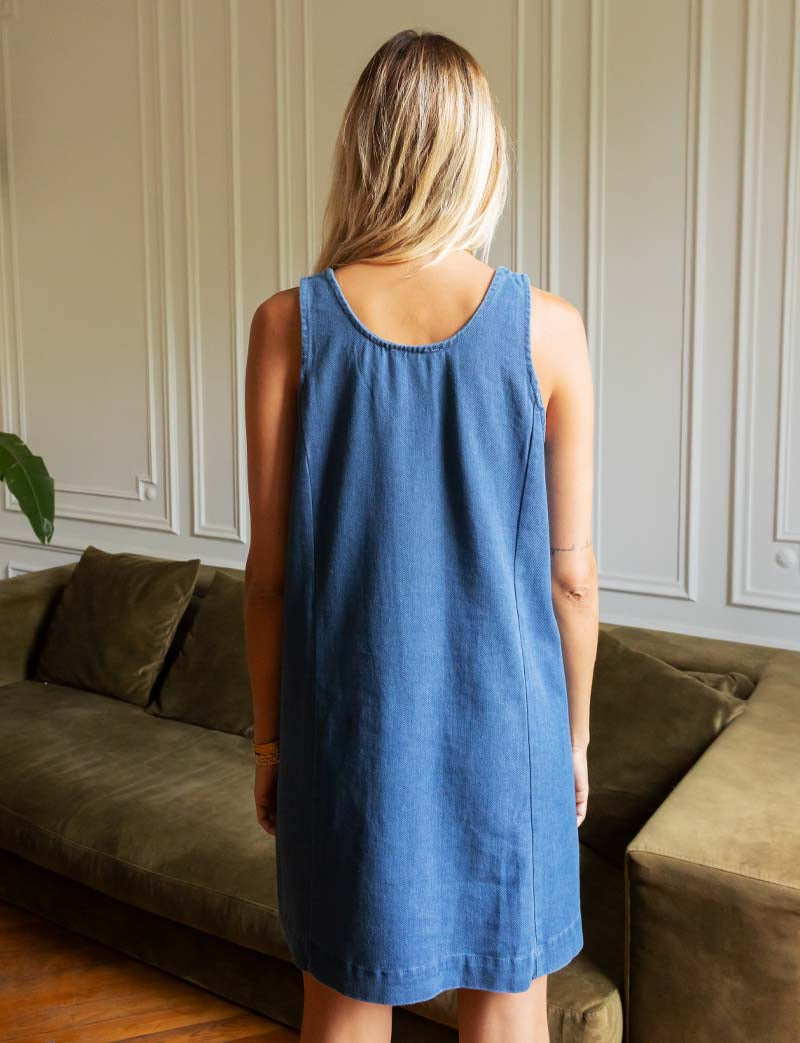 Robe Bleue Lisette