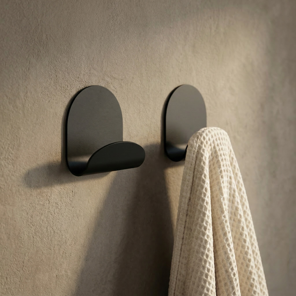 Patère - Le Malin - Modele Large - Noir Mat