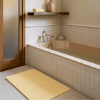 Tapis De Bain En Coton Bouclé - Beurre