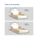 Lit Cabane Extensible Avec Éclairage Led