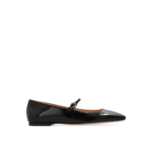 Ballerines Gianvito Rossi Christina Leather - Femme - Black