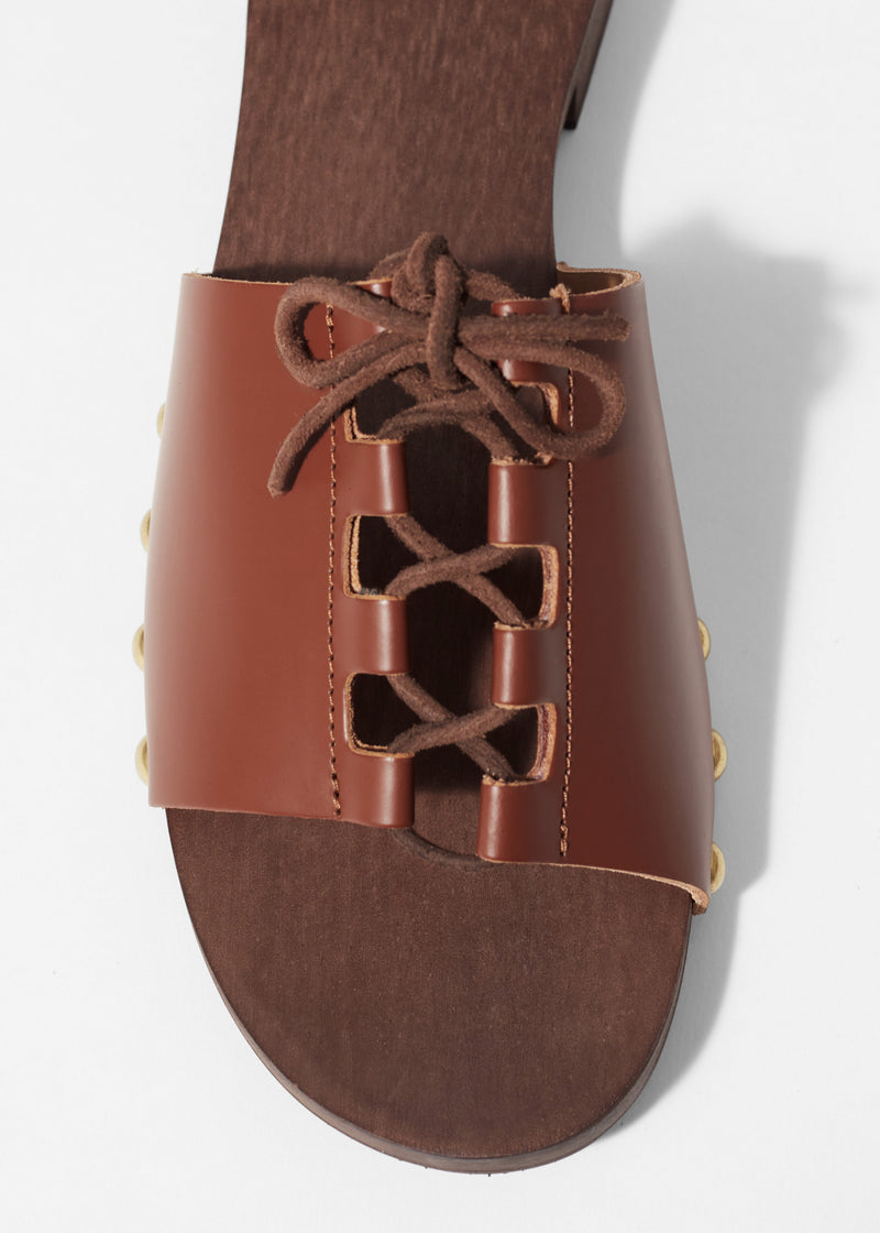 Shoes Woody Clog Sandal - Brown - Women