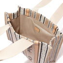 Bolso tote mediano Chloé Woody - Mujeres - Beige