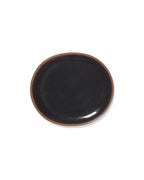 Out Of Lines - Lot De 2 Assiettes - L - Grès - Noir Brun